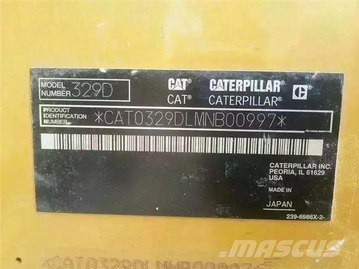 CAT 329 D Pásové rýpadlá