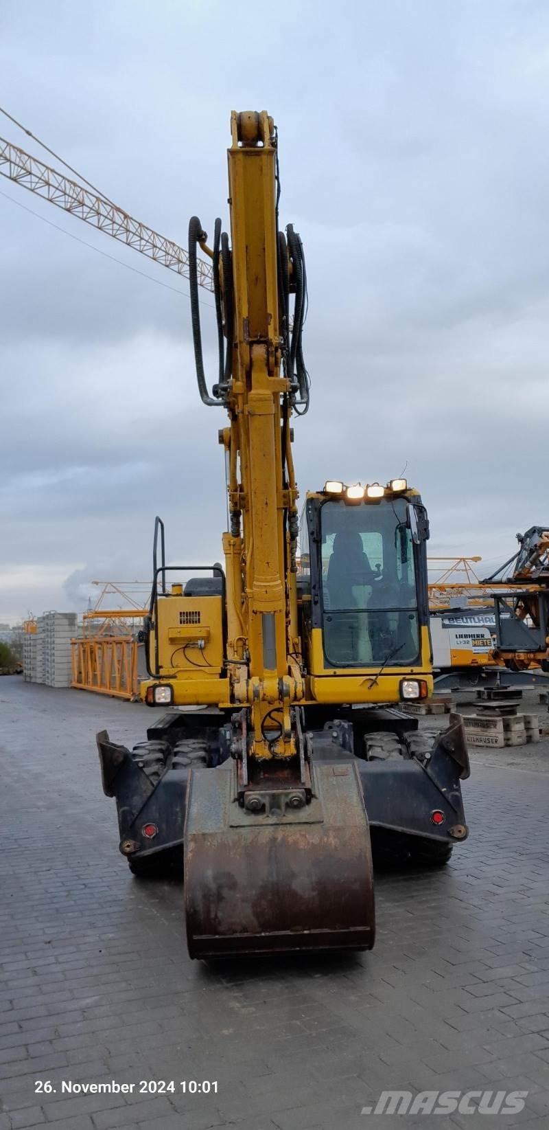 Komatsu PW160-7E0 Kolesové rýpadlá