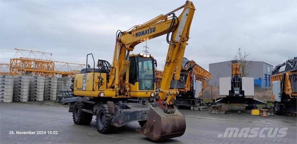 Komatsu PW160-7E0 Kolesové rýpadlá