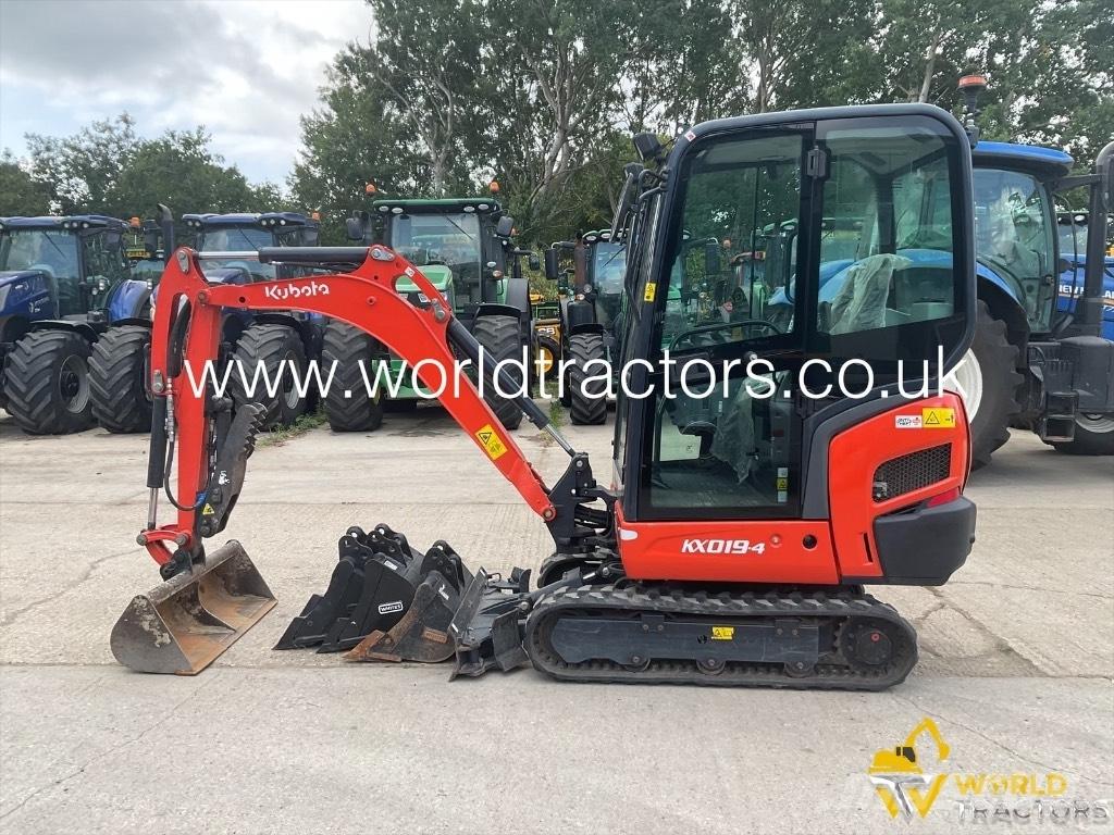 Kubota KX 019-4 Mini rýpadlá < 7t