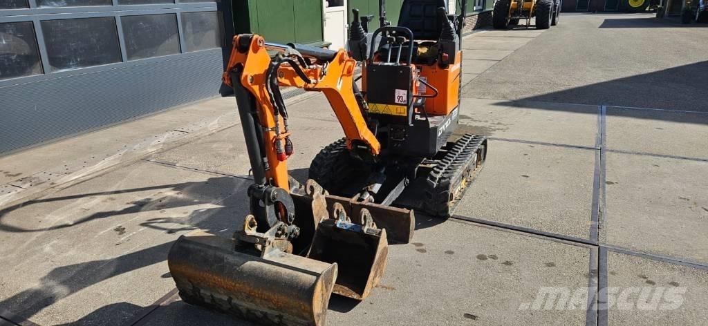 Doosan DX 10 Z Mini rýpadlá < 7t