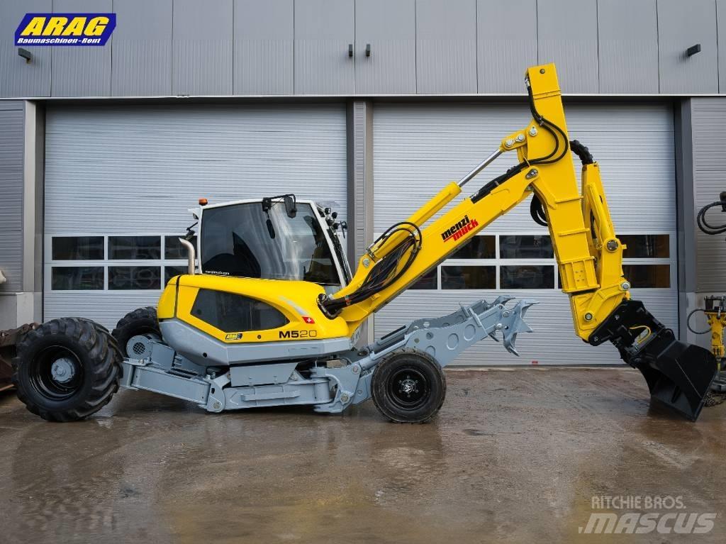 Menzi Muck M520 Kolesové rýpadlá