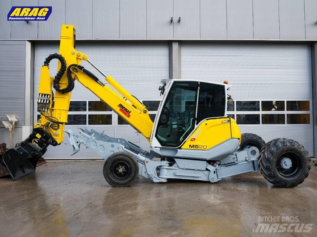 Menzi Muck M520 Kolesové rýpadlá