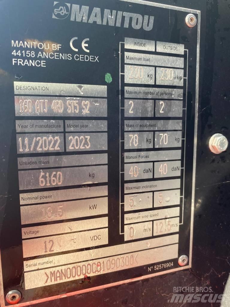 Manitou 160 ATJ Kĺbové plošiny