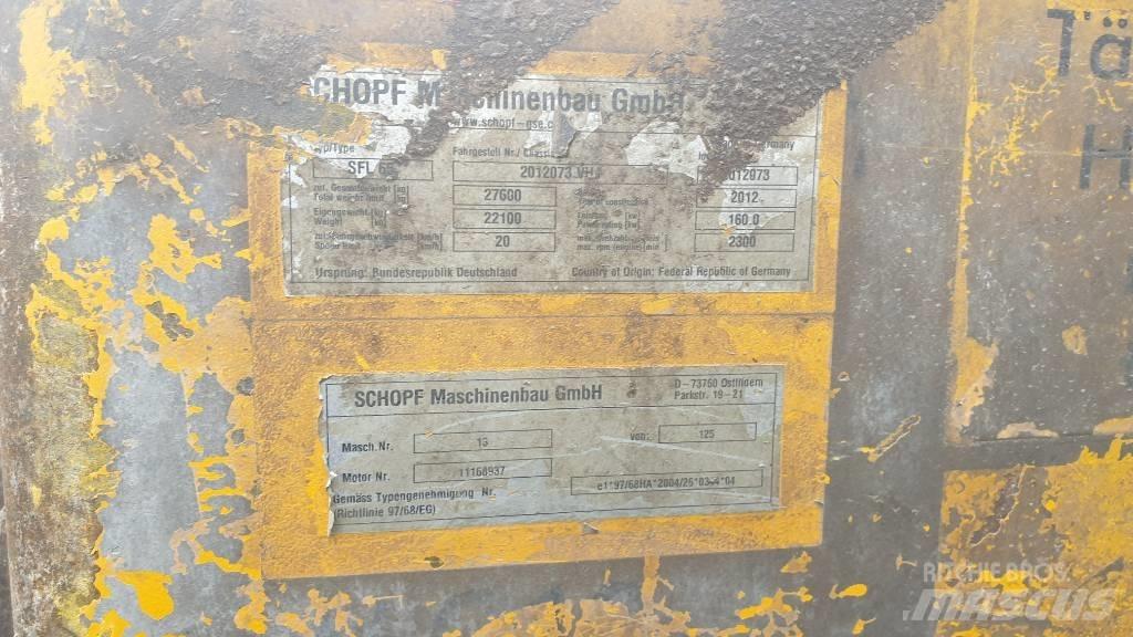 Schopf SFL65 Podzemné nakladače