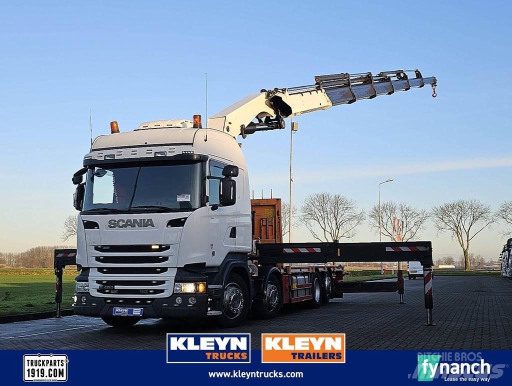 Scania R490 Plošinové nákladné automobily/nákladné automobily so sklápacími bočnicami
