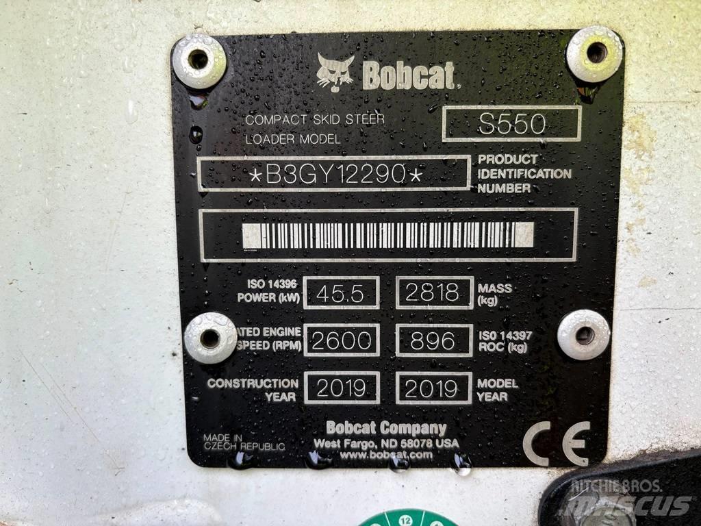 Bobcat S550 Šmykom riadené nakladače