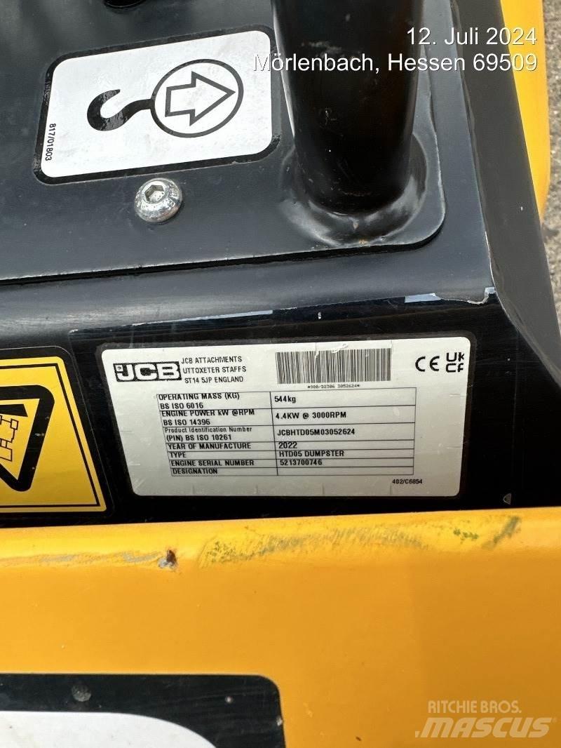 JCB HTD5 Stavebné sklápače