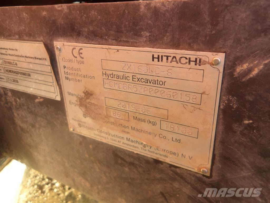 Hitachi ZX 160 LC Pásové rýpadlá