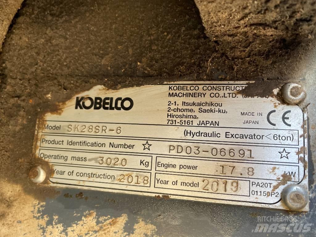 Kobelco SK 28 Mini rýpadlá < 7t