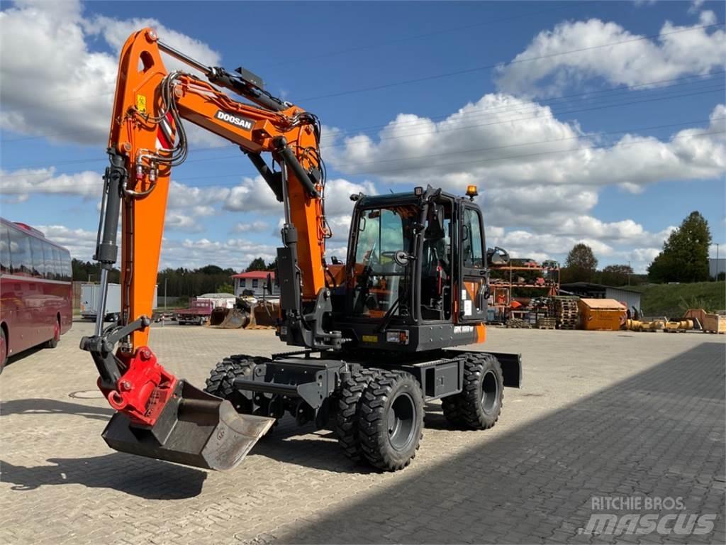 Doosan DX100W-7 Kolesové rýpadlá