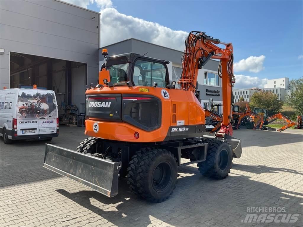 Doosan DX100W-7 Kolesové rýpadlá