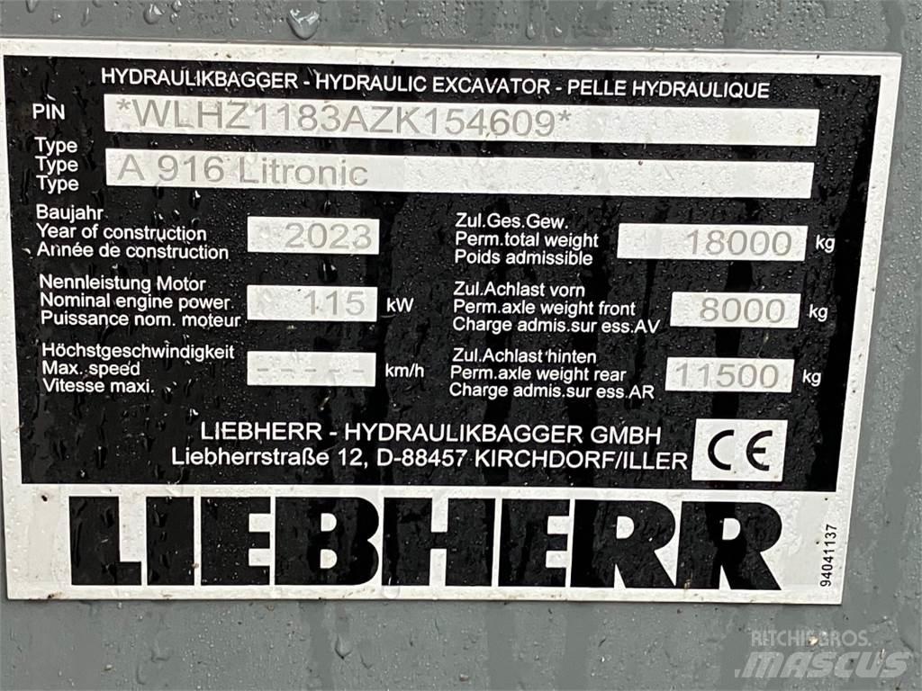 Liebherr A916 Kolesové rýpadlá