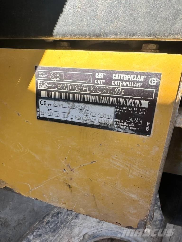 CAT 336 F L Pásové rýpadlá