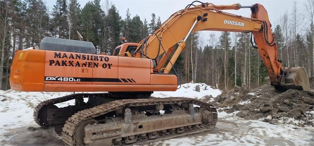 Doosan DX 480 LC Pásové rýpadlá