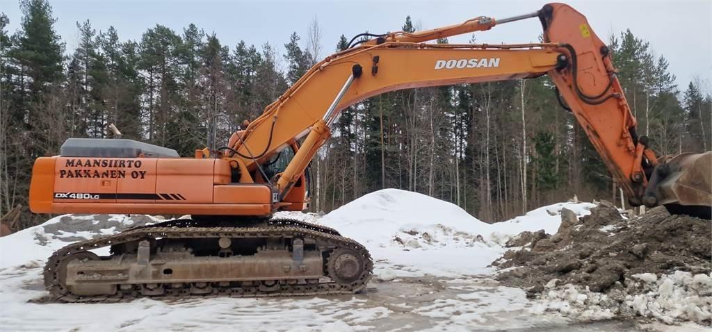 Doosan DX 480 LC Pásové rýpadlá