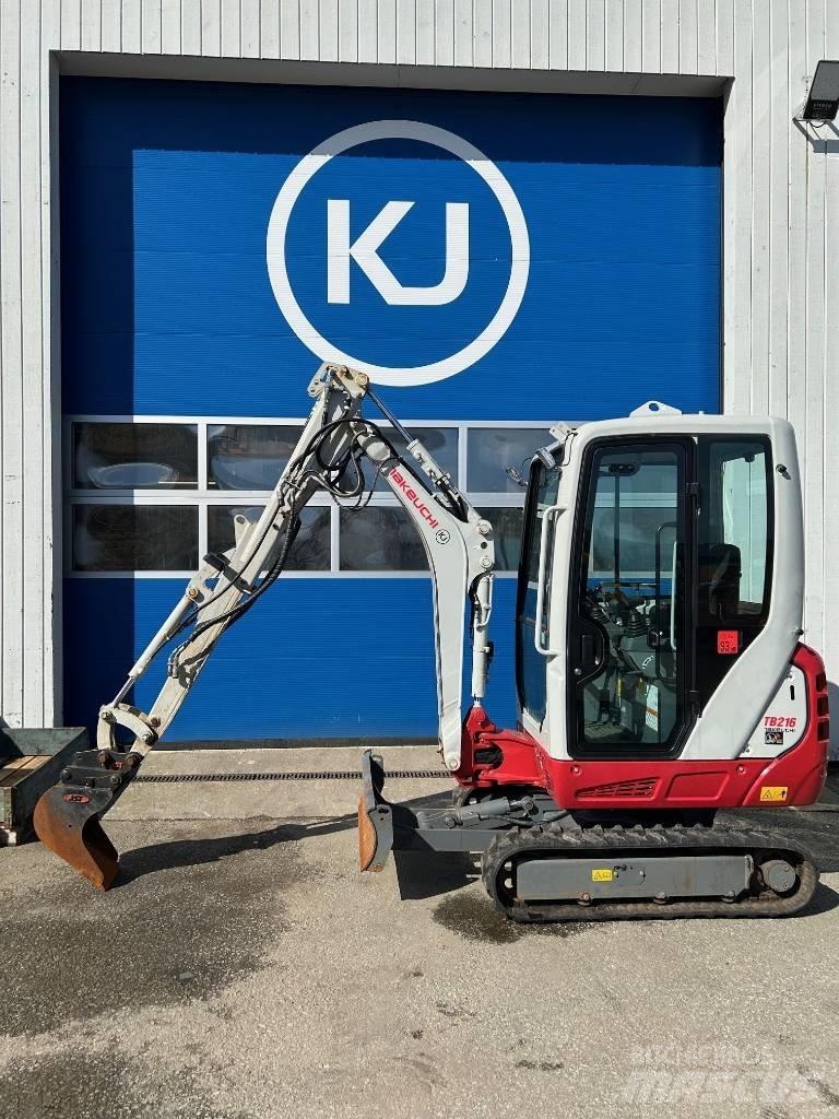 Takeuchi TB 216 Mini rýpadlá < 7t