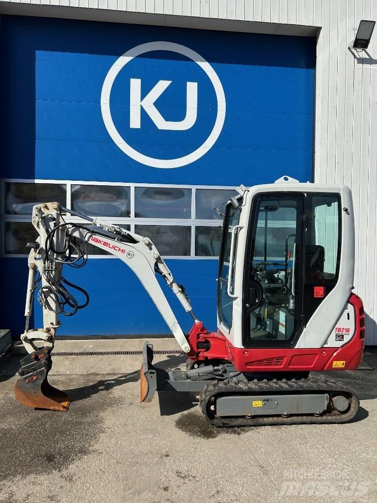 Takeuchi TB 216 Mini rýpadlá < 7t