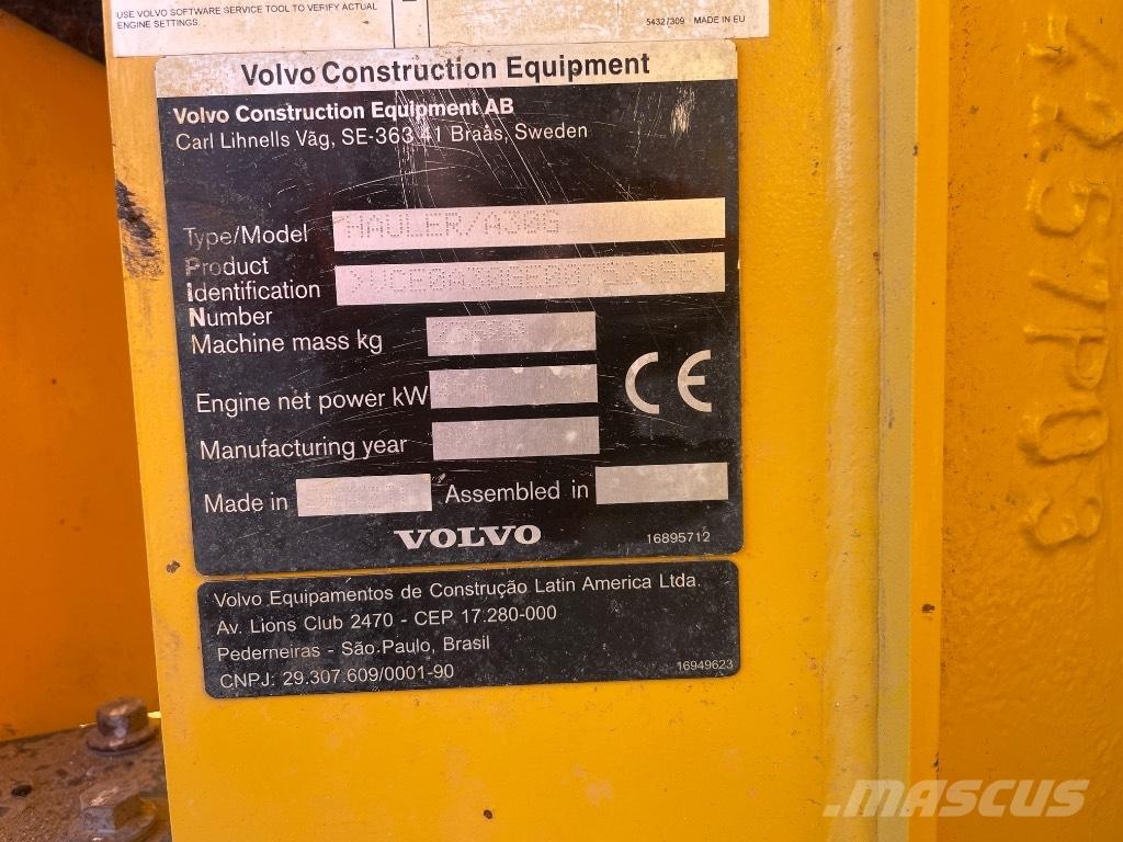 Volvo A 30 G Kĺbové nákladné autá