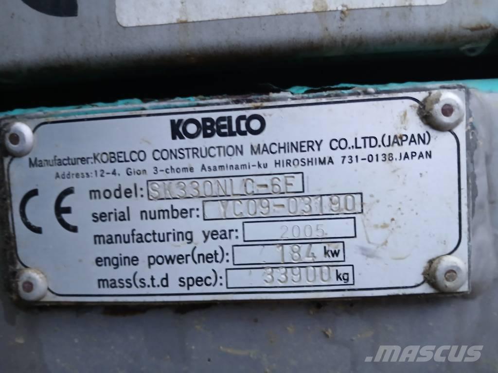 Kobelco SK 330NLC-6E Pásové rýpadlá