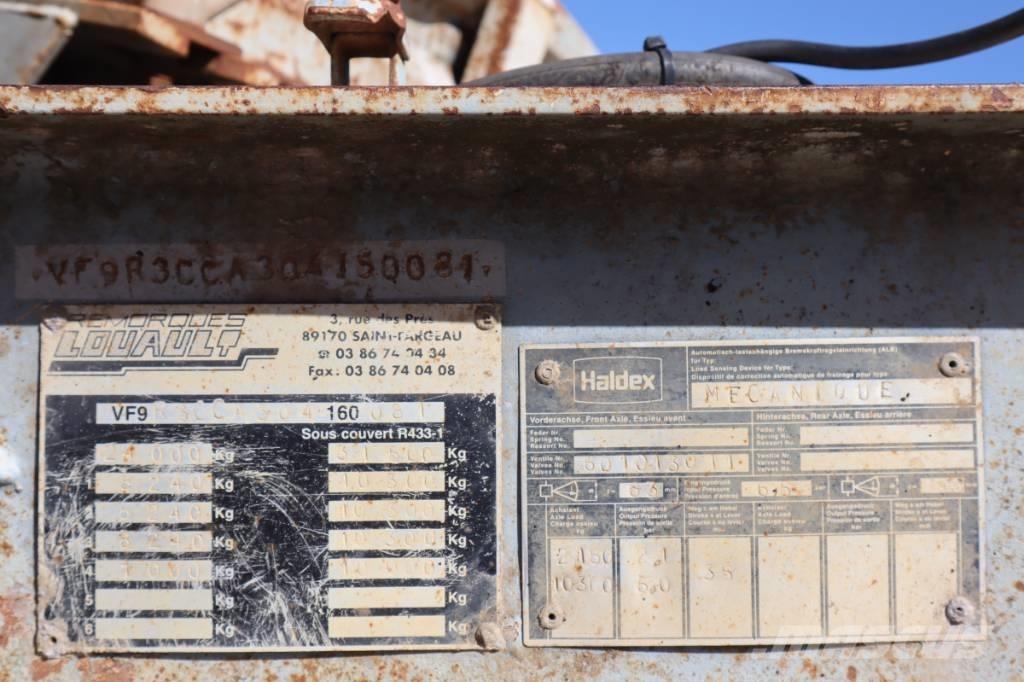 Louault R3CCA Prívesy na prepravu automobilov