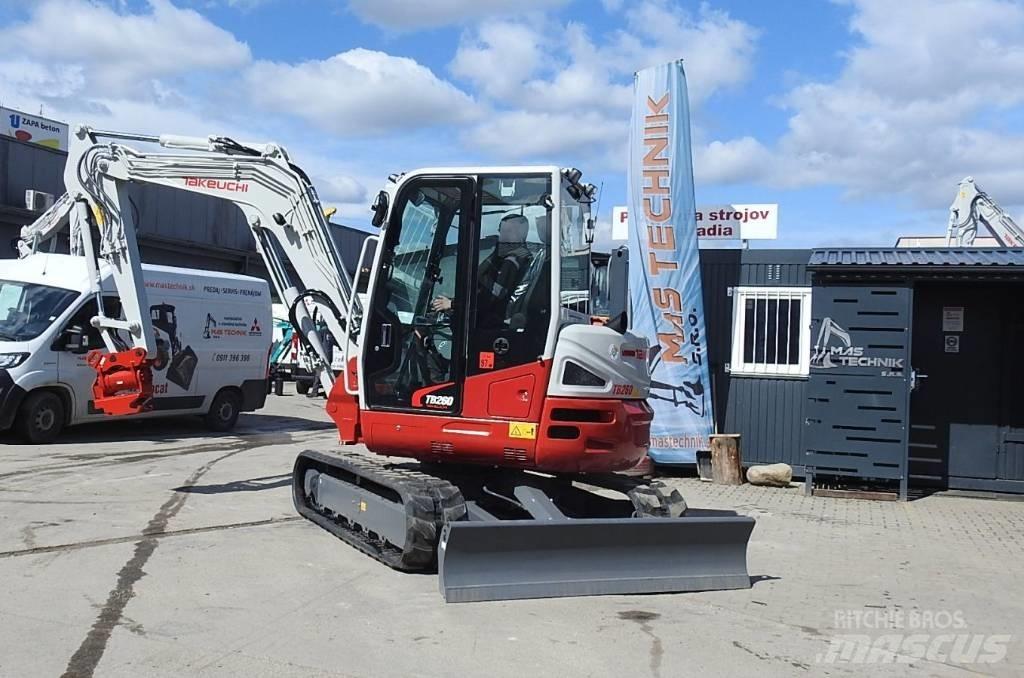 Takeuchi TB 260 Mini rýpadlá < 7t