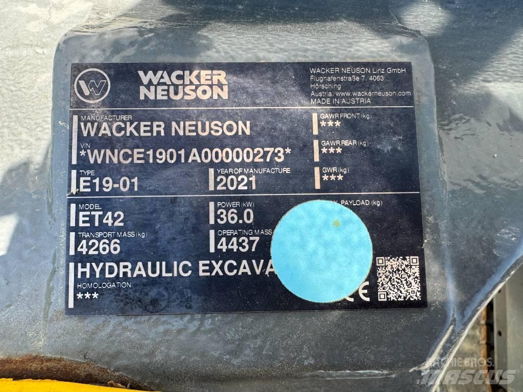 Wacker Neuson ET42 Pásové rýpadlá