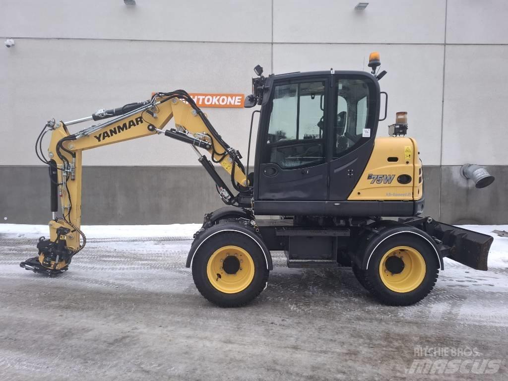 Yanmar B 75 W Kolesové rýpadlá