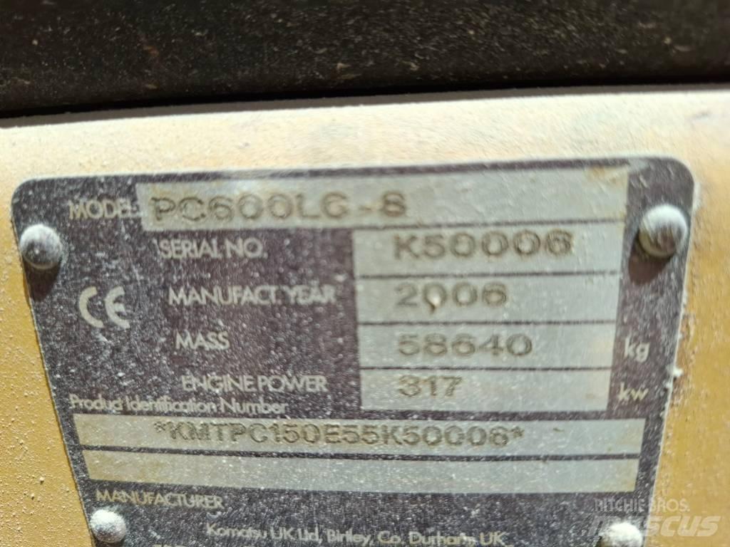 Komatsu PC 600 LC-8 Pásové rýpadlá