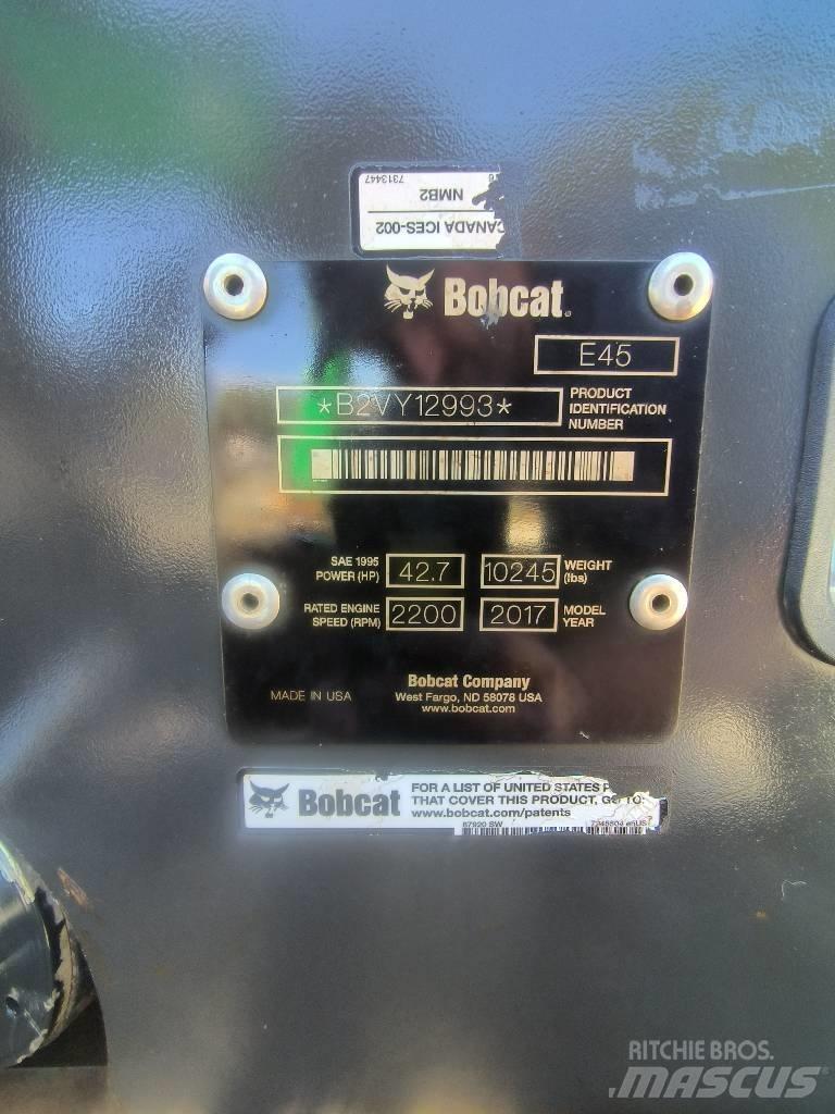 Bobcat E 45 Mini rýpadlá < 7t