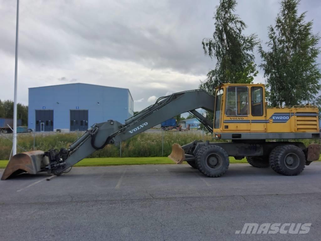 Volvo EW 200 Kolesové rýpadlá