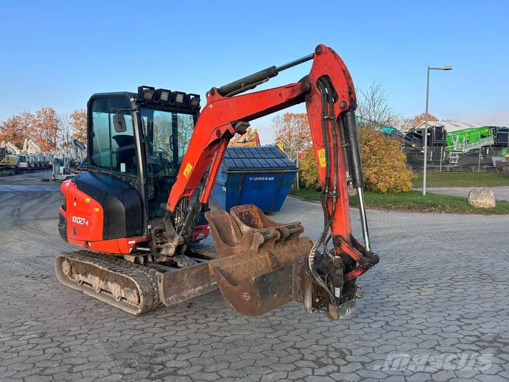 Kubota KX 027-4 Mini rýpadlá < 7t