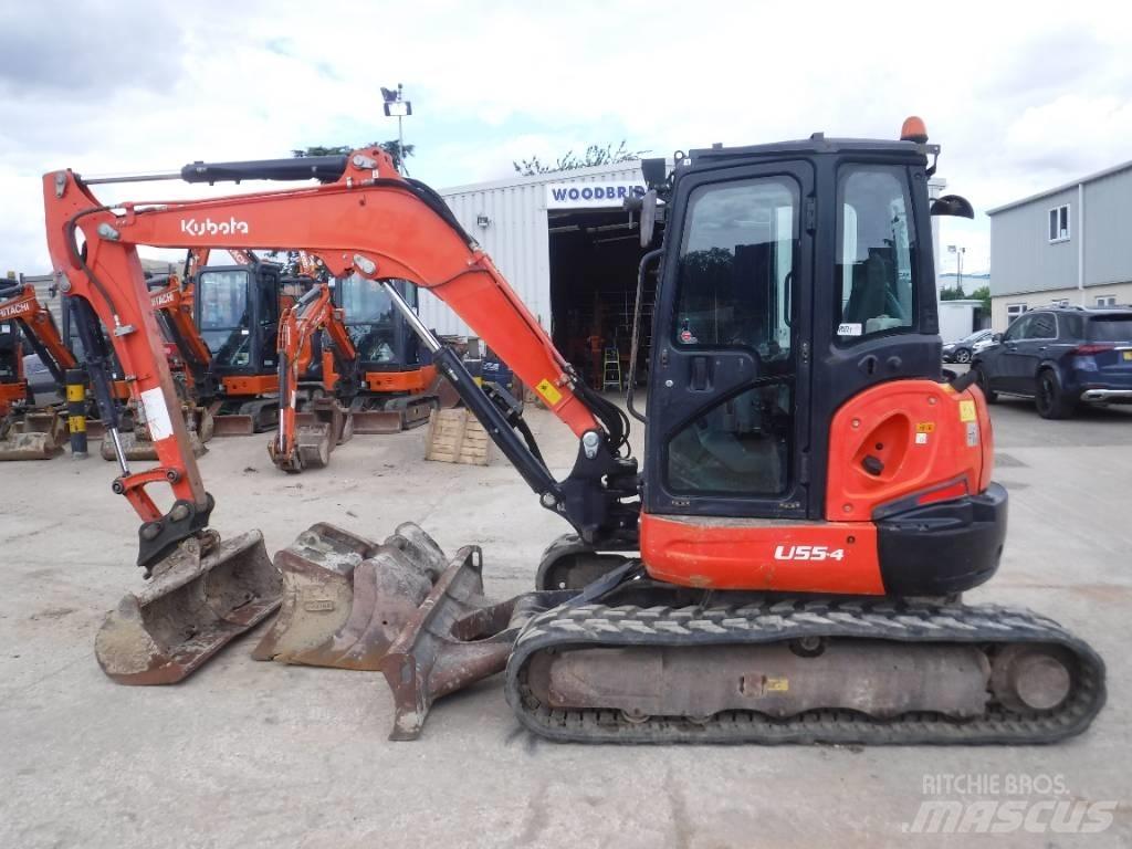 Kubota U 55-4 Mini rýpadlá < 7t