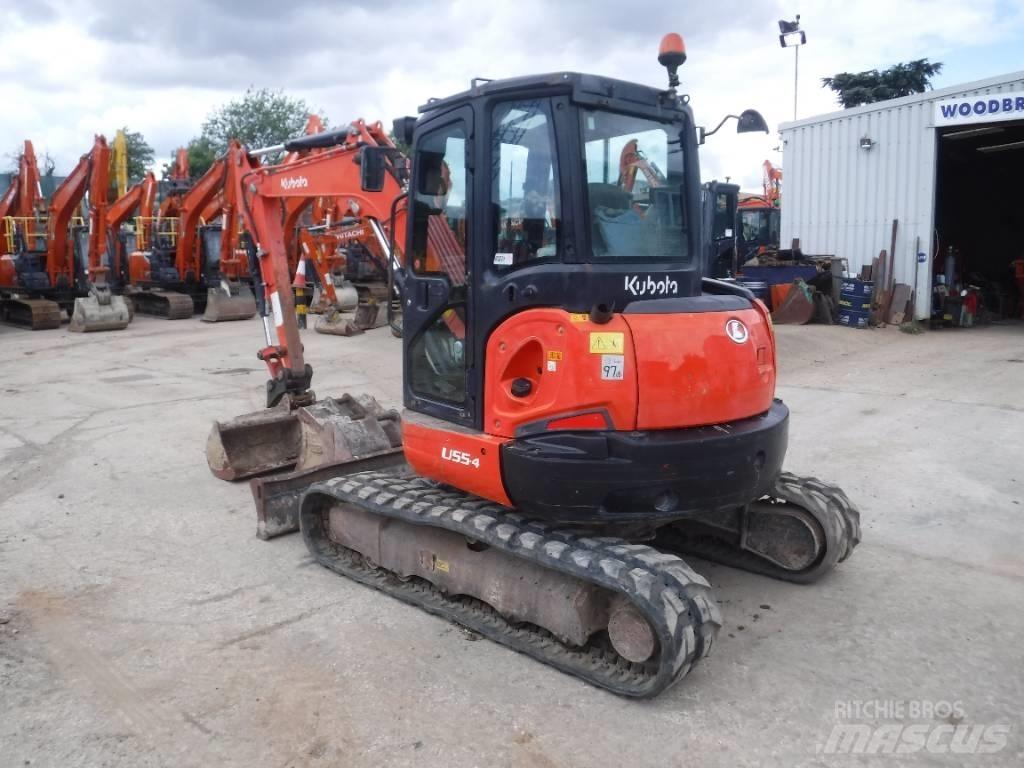 Kubota U 55-4 Mini rýpadlá < 7t