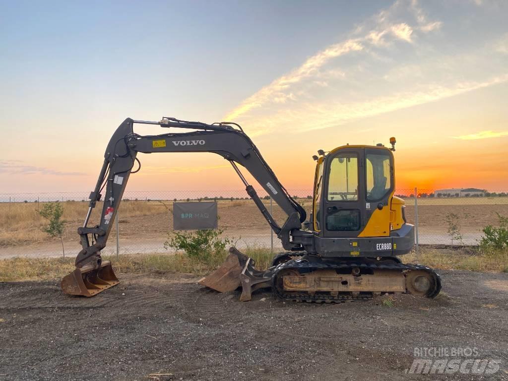 Volvo ECR 88 D Midi rýpadlá 7 t - 12 t