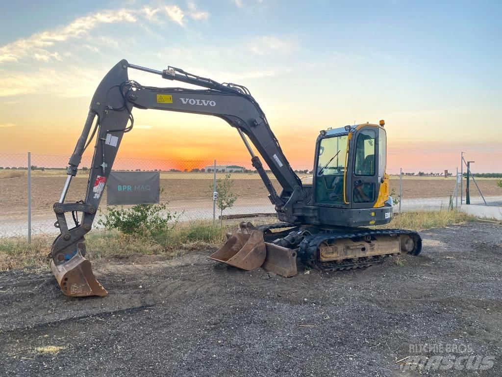 Volvo ECR 88 D Midi rýpadlá 7 t - 12 t