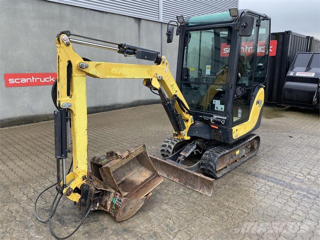 Yanmar SV18 Kolesové rýpadlá