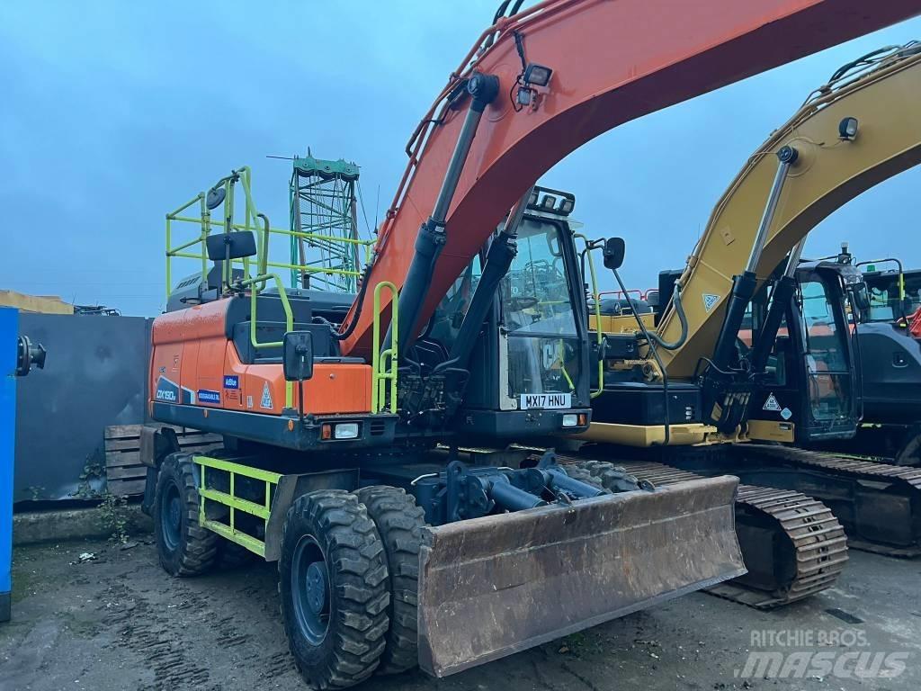 Doosan DX 190 W-3 Kolesové rýpadlá