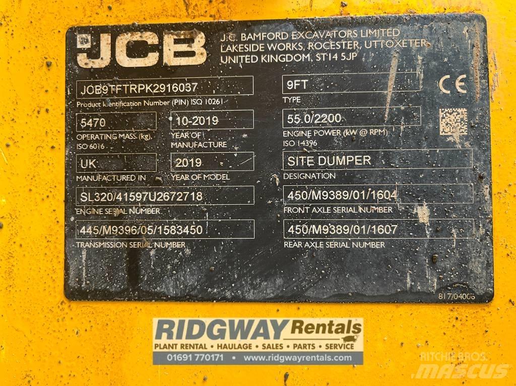JCB 9 Ton dumper Stavebné sklápače