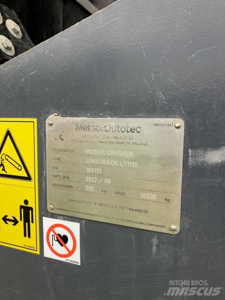 Metso LT 1110 Mobilné drviče
