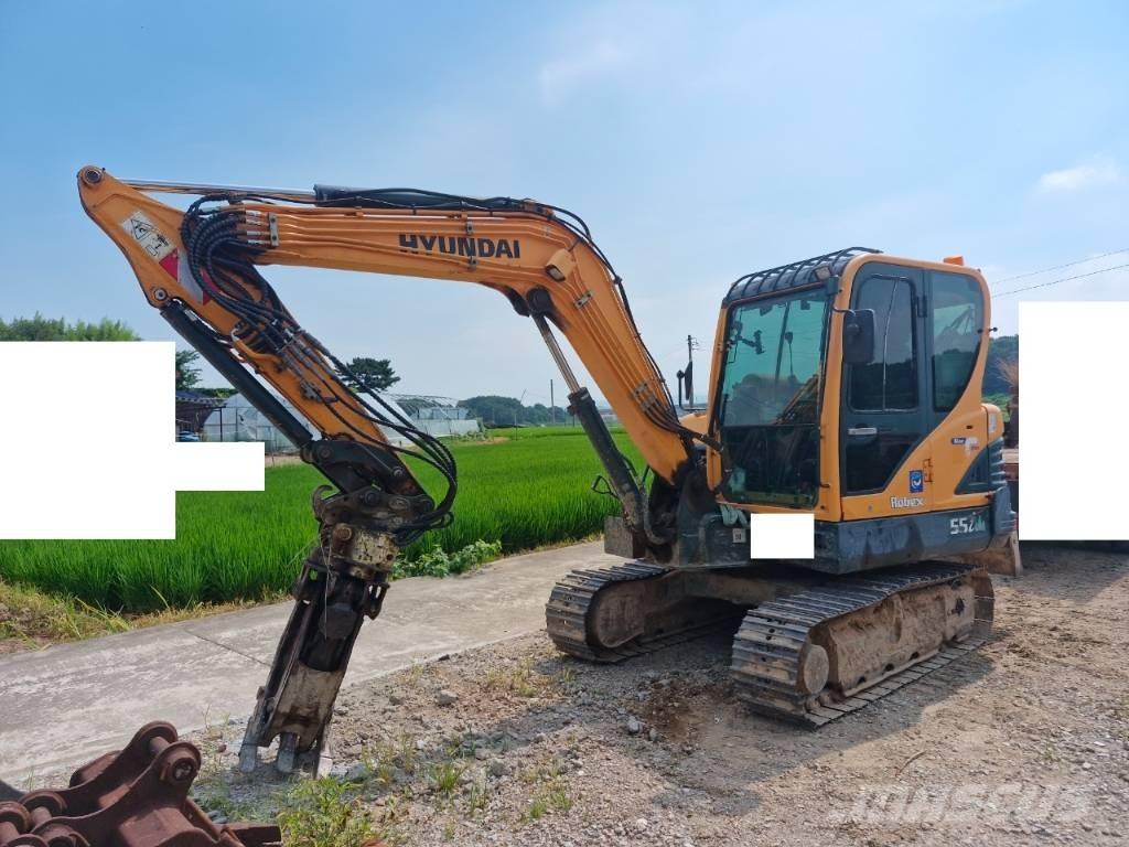Hyundai Robex 55 Mini rýpadlá < 7t
