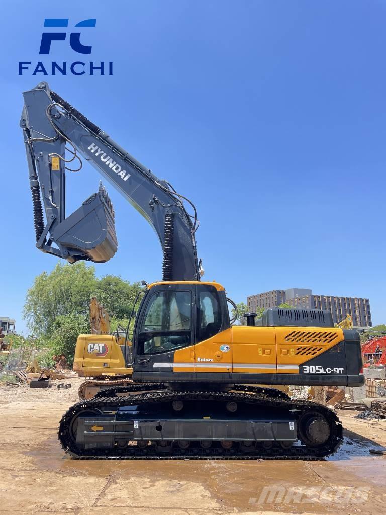Hyundai 305LC-9T Pásové rýpadlá