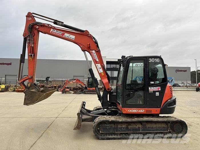 Kubota KX080-4A2 Midi rýpadlá 7 t - 12 t
