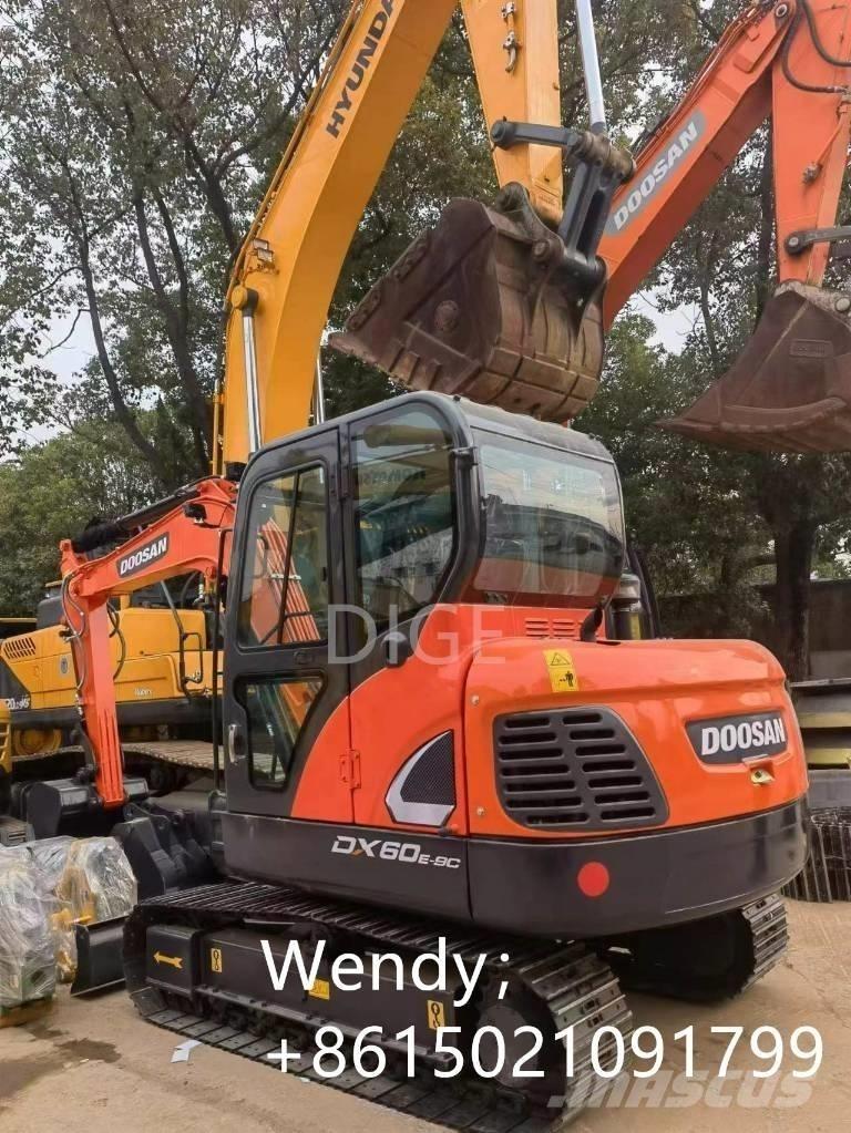 Doosan DX 60 Mini rýpadlá < 7t