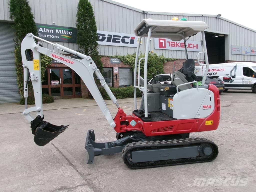 Takeuchi TB 216 Mini rýpadlá < 7t