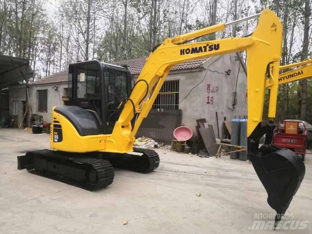 Komatsu PC55MR Pásové rýpadlá