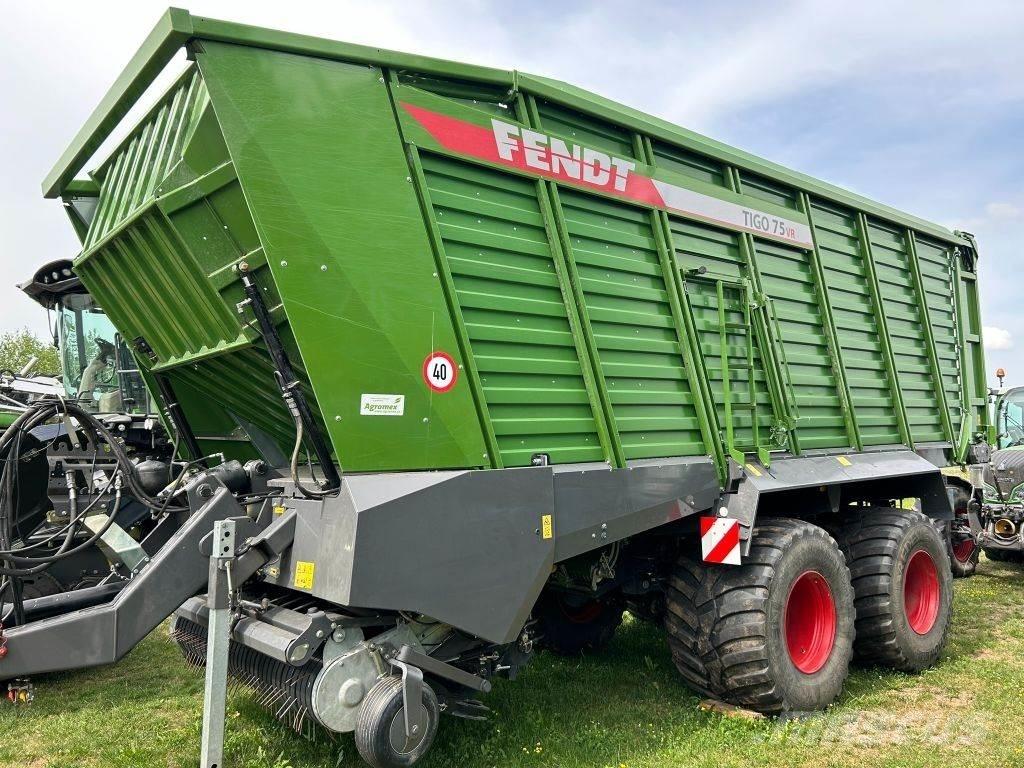 Fendt tigo 75 VR Samozberacie vozy