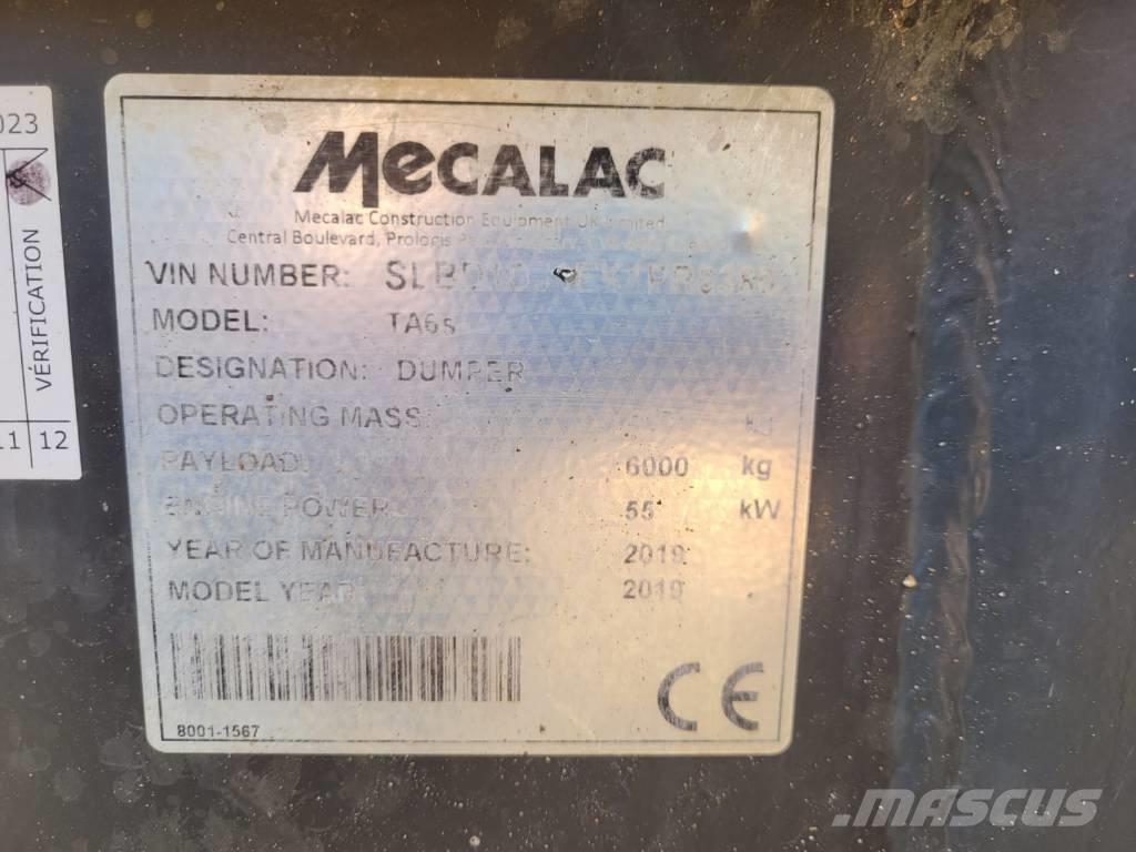 Mecalac TA 6.A Kĺbové nákladné autá