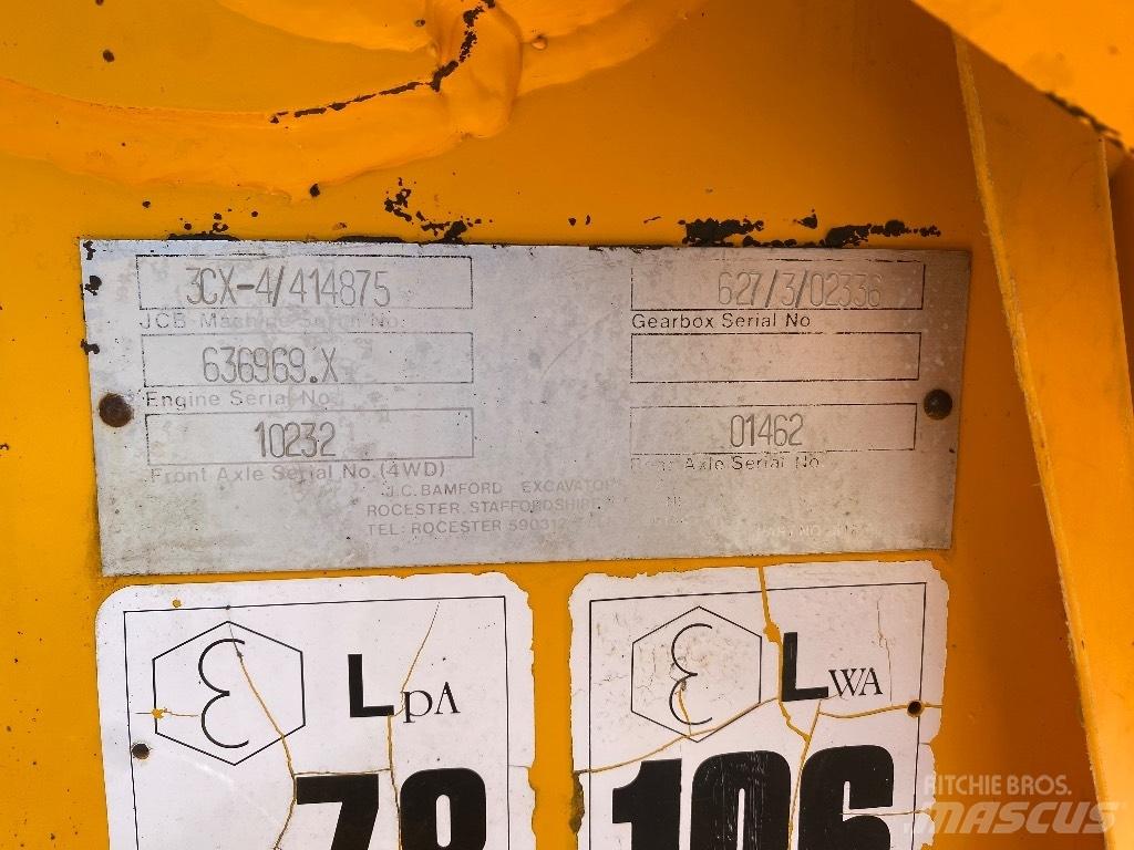 JCB 3 CX Rýpadlo-nakladače