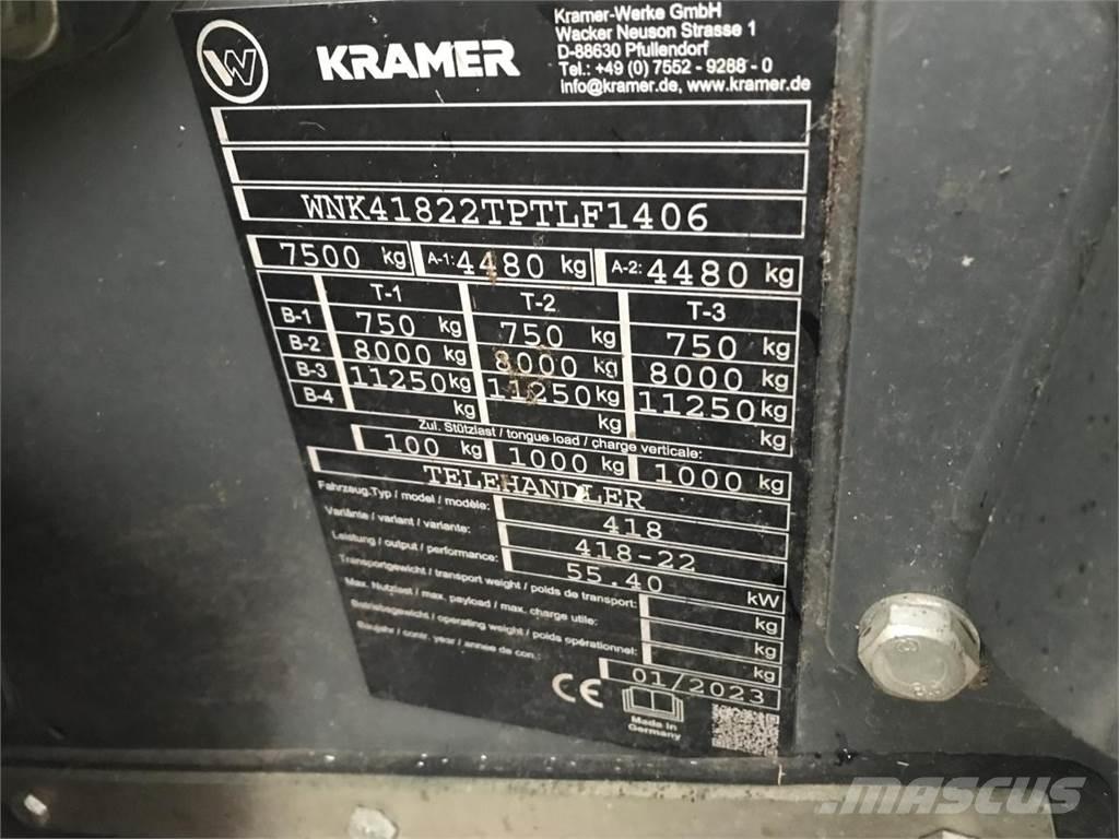 Kramer KT276 Teleskopické nakladače pre poľnohospodárstvo
